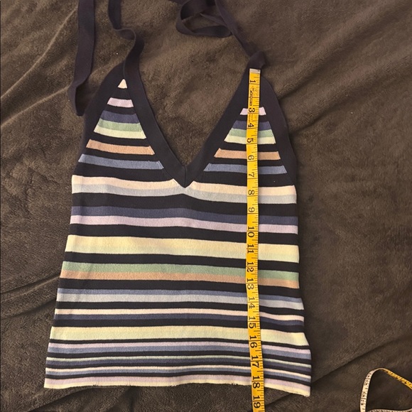 Gently Used Gap Striped Halter Top - Picture 7 of 7